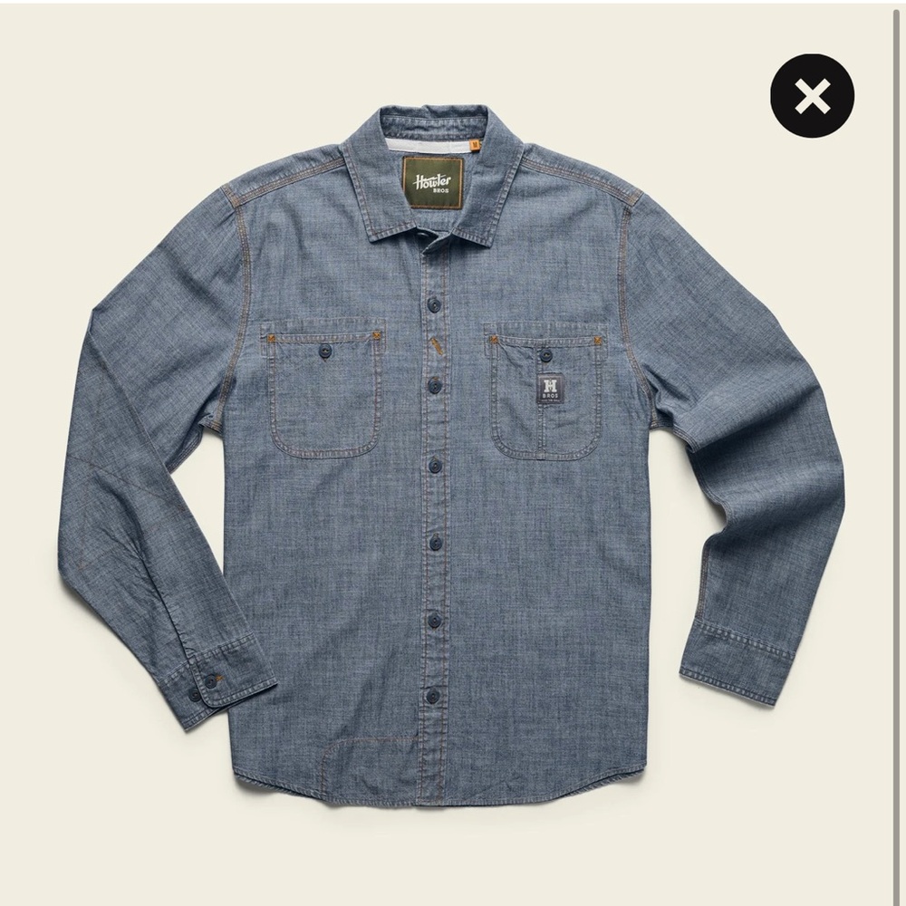 Howler brothers denim shirt